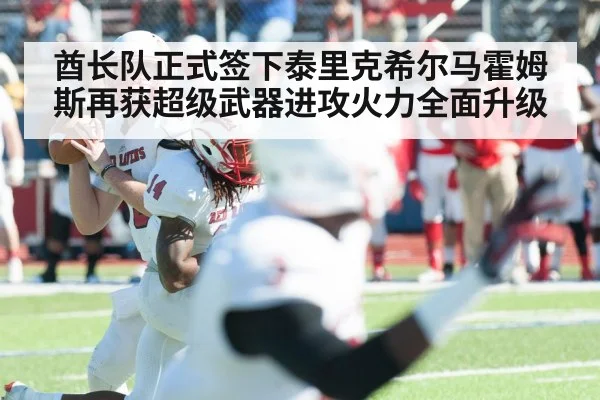 酋长队正式签下泰里克希尔马霍姆斯再获超级武器进攻火力全面升级